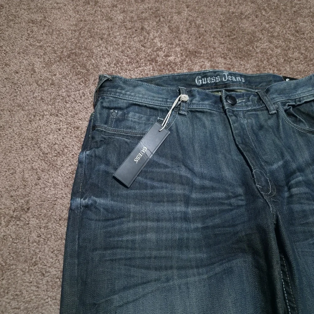 Y2K‎ GUESS Jeans New Oldstock Mens Size *Fits 35 x 32 Bootcut Denim Pants Wide